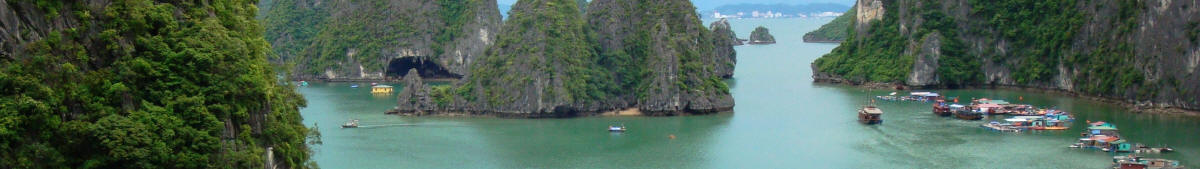 Ausschnitt der Ha Long Bucht